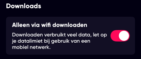 wifi - mobiele data - downloaden 1